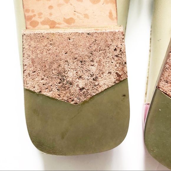 Cole Haan Tassel Cream & Pink Loafer Mule Slide - Picture 14 of 14